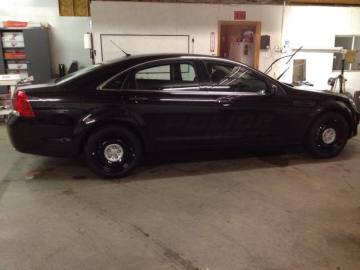 PineBluff Police Car Malibu - Window Tint - Before
